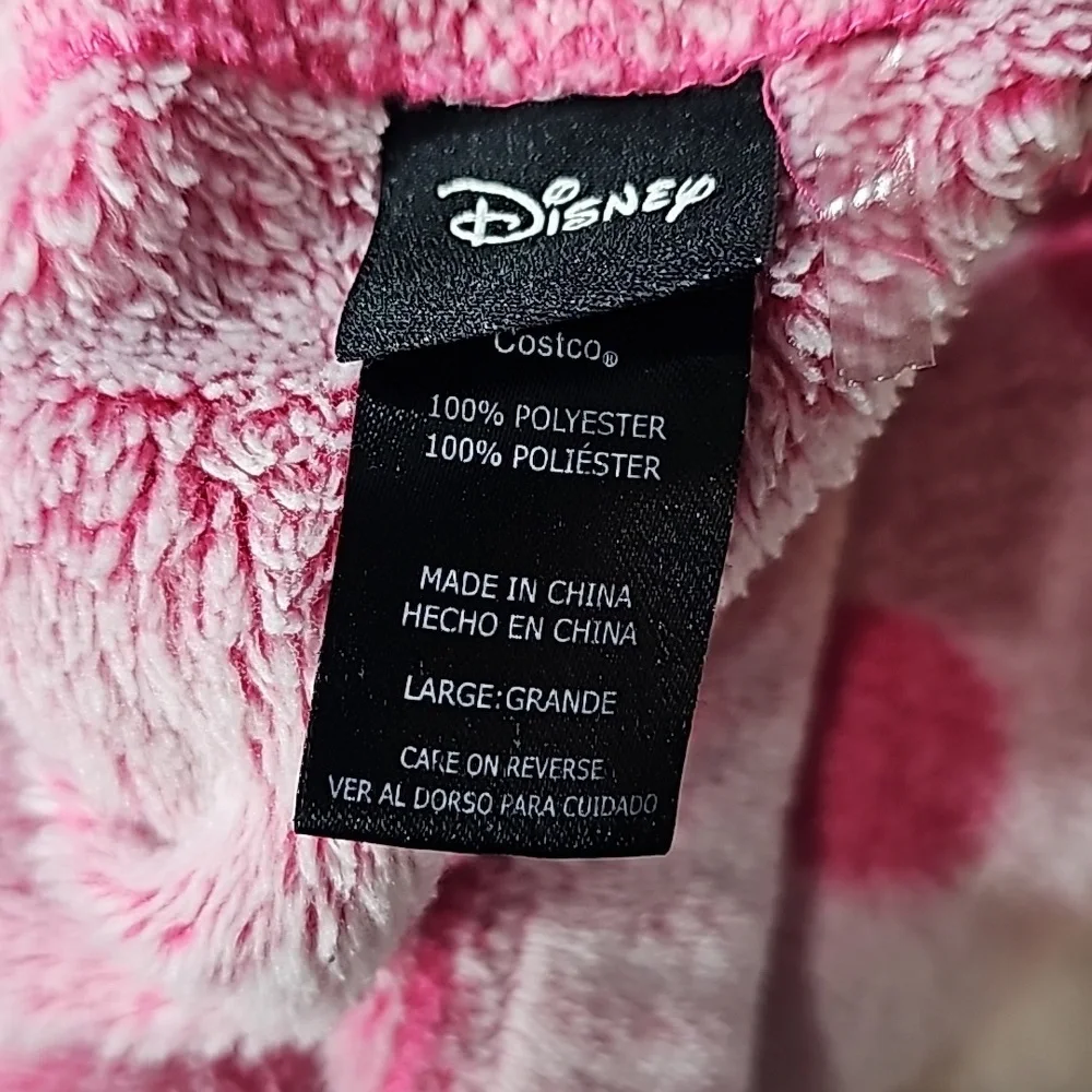 Disney Mickey & Minnie Mouse Pink Sleepwear Sweatpants Size Large - Picture 3 of 3